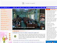 Tablet Screenshot of duyxuyen.edu.vn